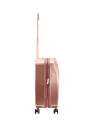 Walizka mała kabinowa ELLE Diamond różowa