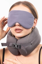 Poduszka podróżna EASY NAP duża szara