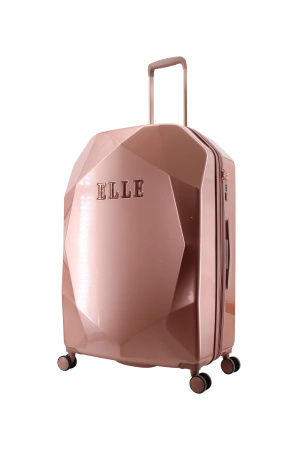 Walizka duża ELLE Diamond różowa