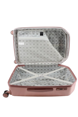 Walizka średnia ELLE Diamond różowa