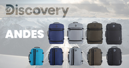 Plecak - torba kabinowa Discovery ANDES szary