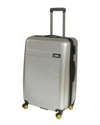 Walizka duża National Geographic Aerodrome srebrna