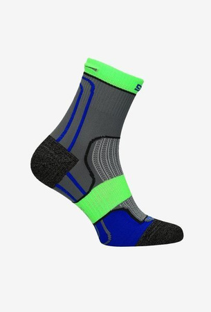 Skarpety na rower SOCKS BIKE szaro-zielone rozm. 45/47