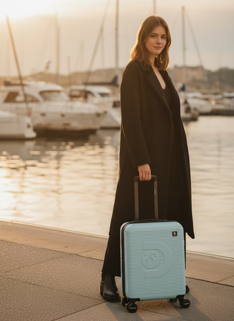 Walizka mała kabinowa Discovery ECLIPSE miętowa