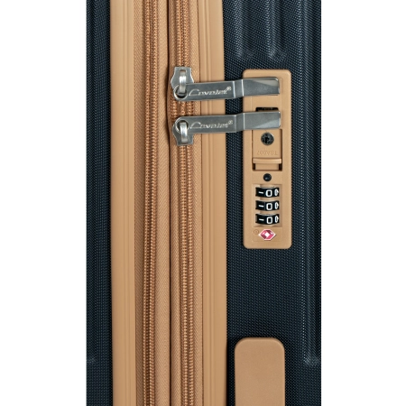 Duża walizka XL Cavalet Dalby czarna 112–125 l