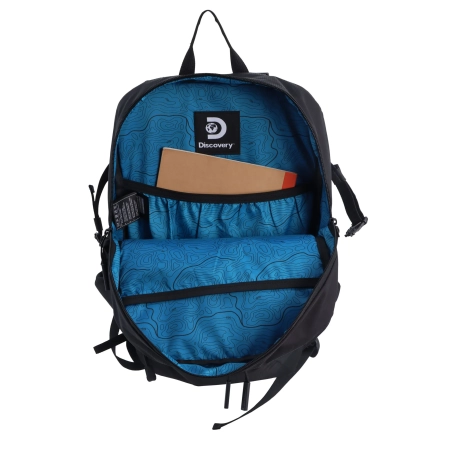 Mały plecak turystyczny Discovery Outdoor czarny 18l