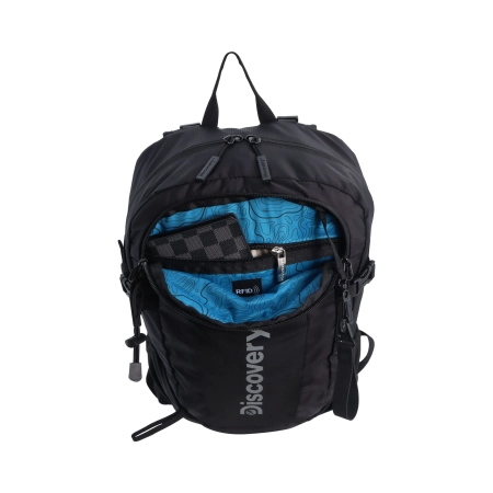 Mały plecak turystyczny Discovery Outdoor czarny 18l