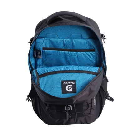 Duży plecak turystyczny Discovery Outdoor czarny 30l