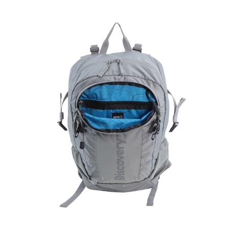Mały plecak turystyczny Discovery Outdoor szary 18l
