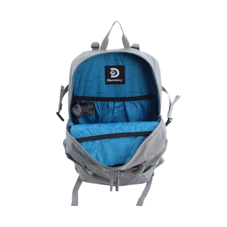 Mały plecak turystyczny Discovery Outdoor szary 18l