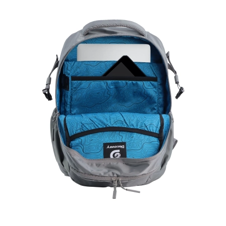 Duży plecak turystyczny Discovery Outdoor szary 30l