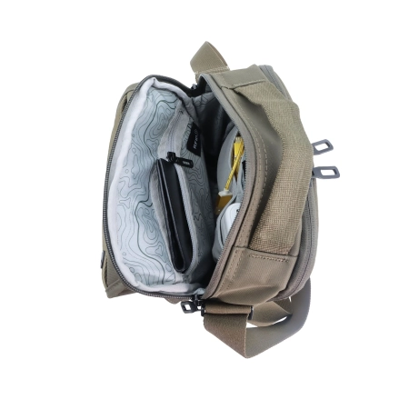 Torba na ramię z rączką Discovery Downtown khaki 5l
