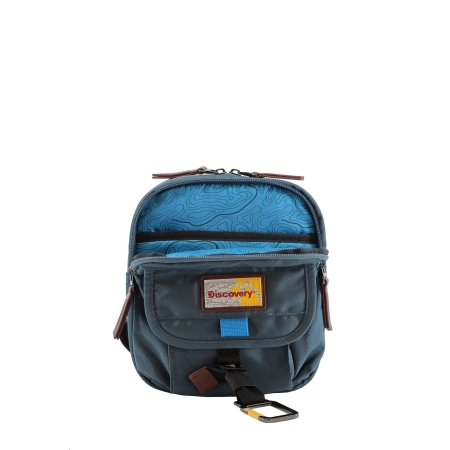 Torba na ramię z klapą Discovery Icon niebieska 3l