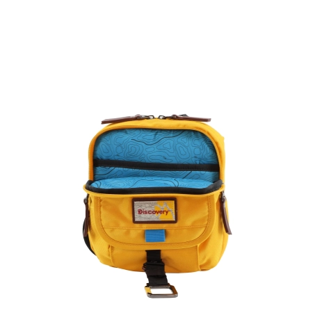 Torba na ramię z klapą Discovery Icon żółta 3l