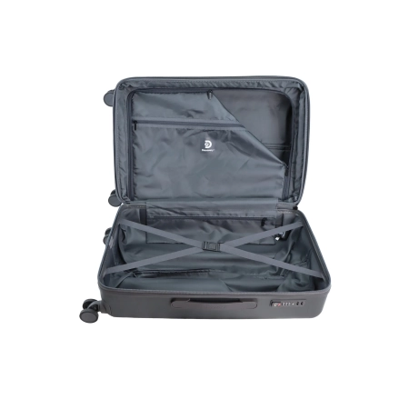Średnia walizka twarda Discovery Focus antracytowa 66 l