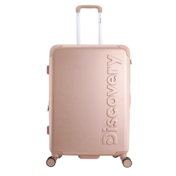 Średnia walizka twarda Discovery Focus złota 66 l