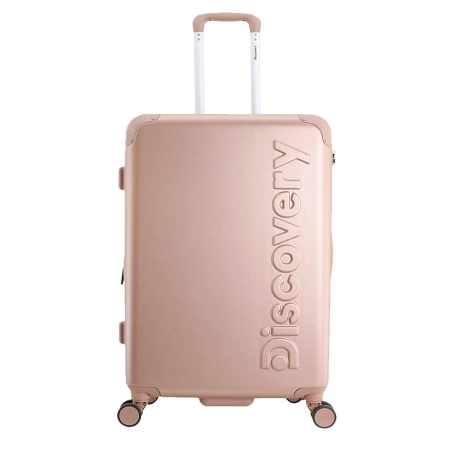 Średnia walizka twarda Discovery Focus złota 66 l