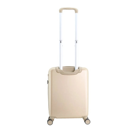 Mała walizka twarda Discovery Focus złota 34 l
