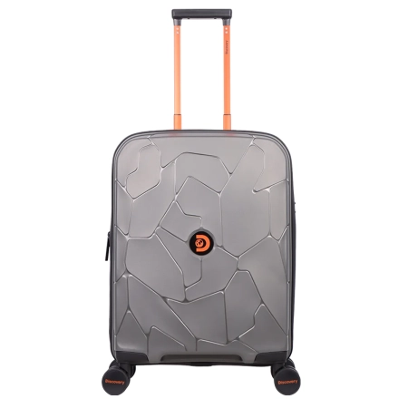 Mała walizka twarda Discovery Lava antracytowa 38 l