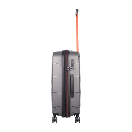 Średnia walizka twarda Discovery Lava antracytowa 60 l