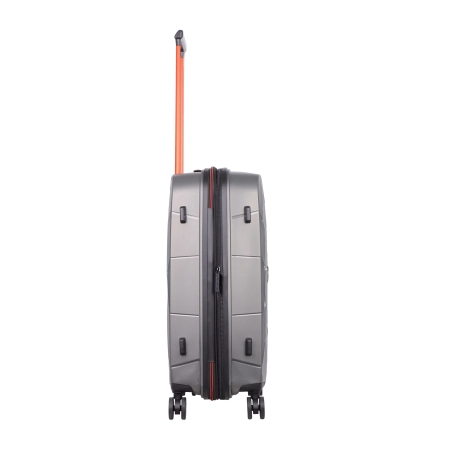 Średnia walizka twarda Discovery Lava antracytowa 60 l
