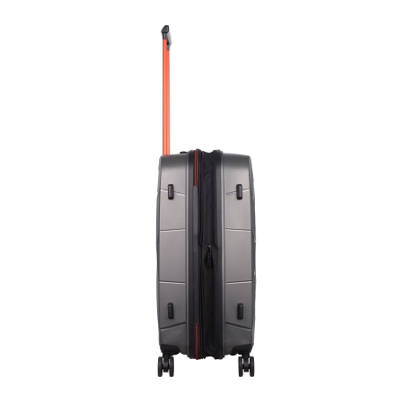 Średnia walizka twarda Discovery Lava antracytowa 60 l