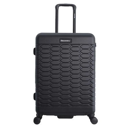 Średnia walizka Discovery Reptile czarna 62–71 l