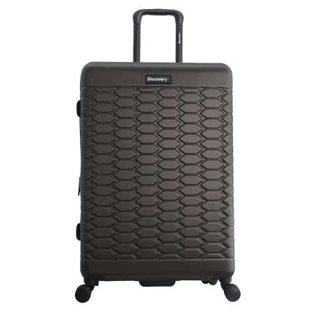 Duża walizka twarda Discovery Reptile khaki 103 l