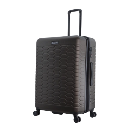 Duża walizka twarda Discovery Reptile khaki 103 l