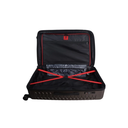 Duża walizka twarda Discovery Reptile khaki 103 l