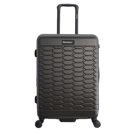 Średnia walizka twarda Discovery Reptile khaki 62 l