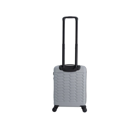 Mała walizka twarda Discovery Reptile srebrna 37 l