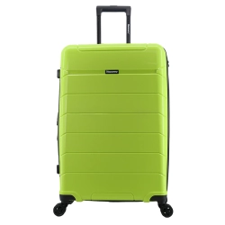 Duża walizka twarda Discovery Skyward limonkowa 105 l