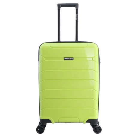 Mała walizka twarda Discovery Skyward limonkowa 36 l