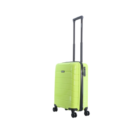 Mała walizka twarda Discovery Skyward limonkowa 36 l