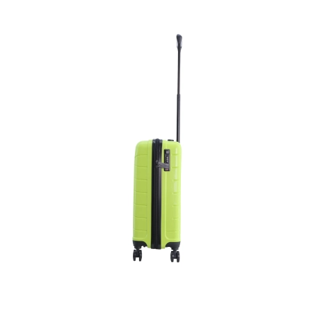 Mała walizka twarda Discovery Skyward limonkowa 36 l