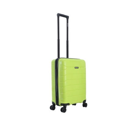 Mała walizka twarda Discovery Skyward limonkowa 36 l