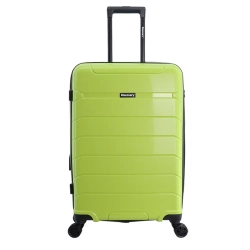 Średnia walizka twarda Discovery Skyward limonkowa 68 l