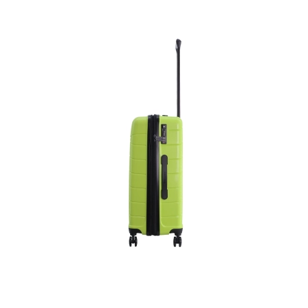 Średnia walizka twarda Discovery Skyward limonkowa 68 l