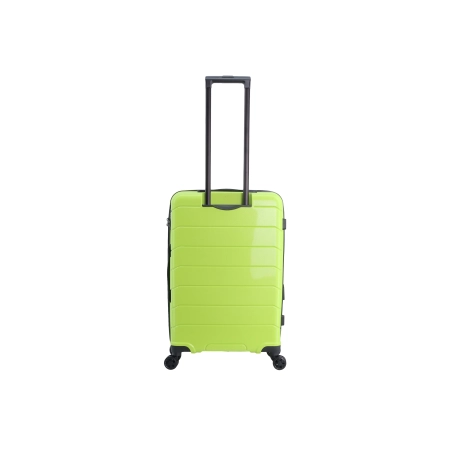 Średnia walizka twarda Discovery Skyward limonkowa 68 l