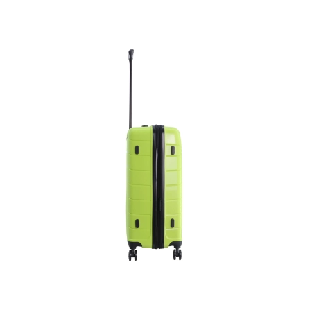 Średnia walizka twarda Discovery Skyward limonkowa 68 l