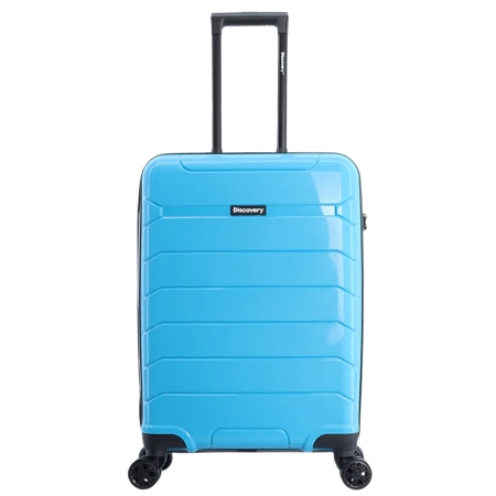 Mała walizka twarda Discovery Skyward niebieska 36 l