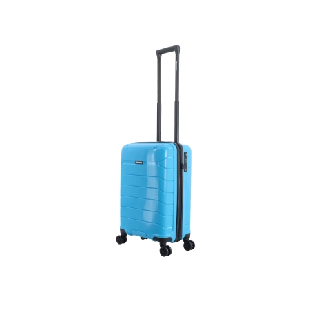Mała walizka twarda Discovery Skyward niebieska 36 l