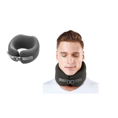 Poduszka podróżna Easy NAP szara M