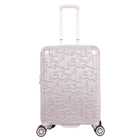 Mała walizka Elle Alors różowa metaliczna 39–46 l