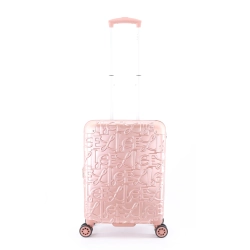 Mała walizka Elle Alors różowa 39–46 l