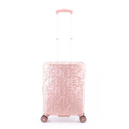 Mała walizka Elle Alors różowa 39–46 l