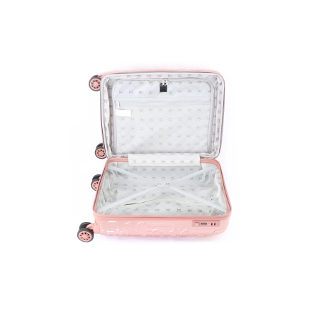 Mała walizka Elle Alors różowa 39–46 l