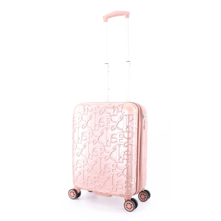 Mała walizka Elle Alors różowa 39–46 l