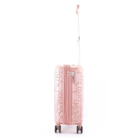 Mała walizka Elle Alors różowa 39–46 l